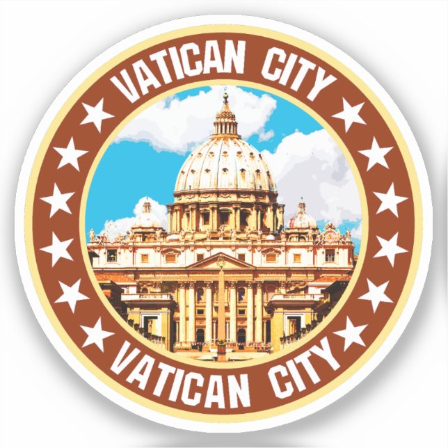 Vatican City                                       Sticker (Front)