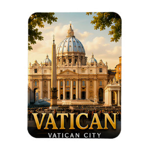 📍 Vatican City Travel Keepsake For Rome Travelers Magnet