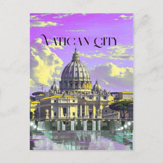 Vatican City Travel Postcard, Vatican City Postcar Holiday Postcard