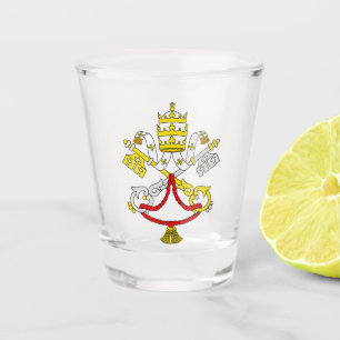 Vatican Coat of Arms Premium Fine Art Emblem Shot Glass