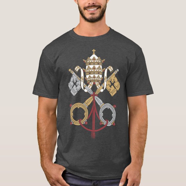 Vatican Coat of Arms T-Shirt (Front)