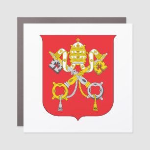 Vatican country coat arms symbol emblem flag car magnet