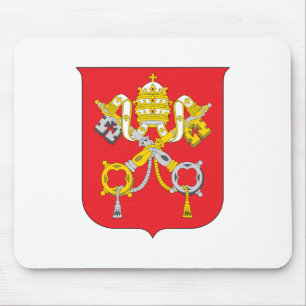Vatican country coat arms symbol emblem flag mouse pad