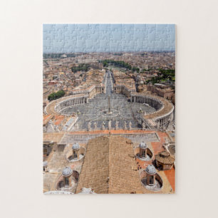 Vatican, Italy: St. Peter's Square aerial view Jigsaw Puzzle
