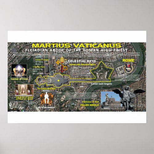 Vatican Martian Star Map_1 Poster