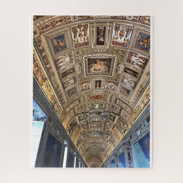 Vatican Museum Ceiling Jigsaw Puzzle (Vertical)
