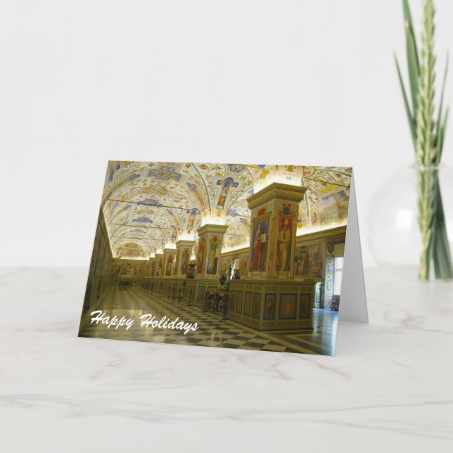 vatican museum holidays holiday card (Front)