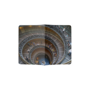 Vatican Museum Spiral Staircase near Rome Italy Passport Holder