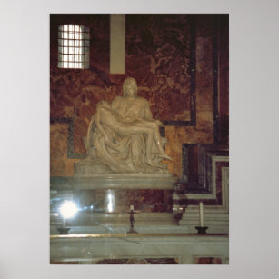 Vatican, Pieta by Michelangelo Poster