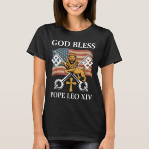 Vatican Pope Leo Xiv - God Bless Pope Leo Xiv  T-Shirt