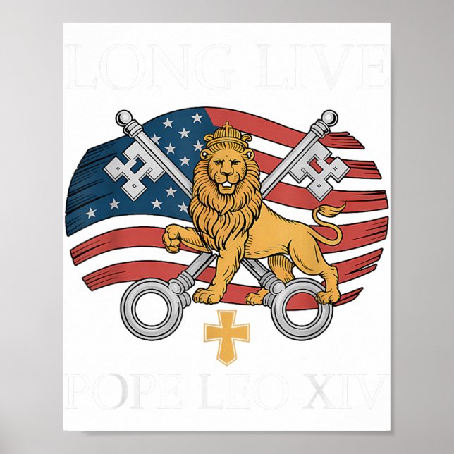 Vatican Pope Leo Xiv - Long Live Pope Leo Xiv  Poster (Front)