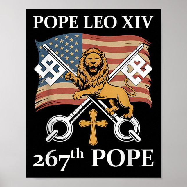 Vatican Pope Leo Xiv - The 267th Pope  Poster (Front)