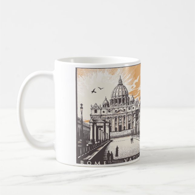 Vatican Rome Italy Europe Coffee Mug (Left)