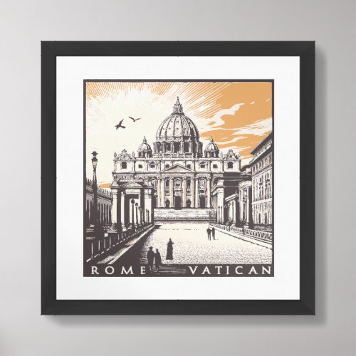 Vatican Rome Italy Europe Framed Art