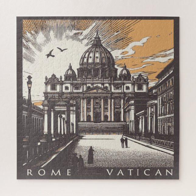 Vatican Rome Italy Europe Jigsaw Puzzle (Vertical)
