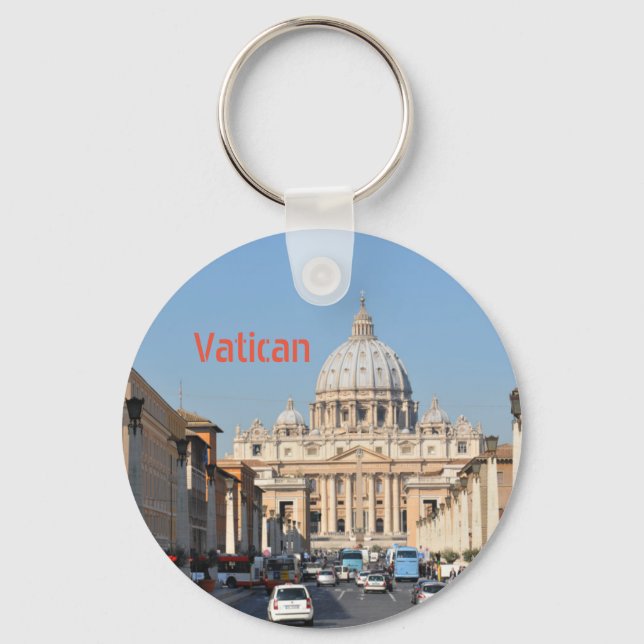 Vatican, Rome, Italy Keychain (Front)