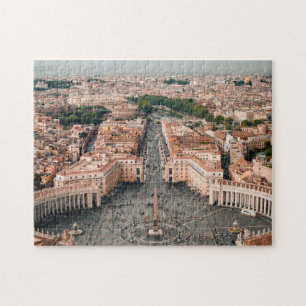 Vatican Saint Peter's Basilica Square Rome Italy Jigsaw Puzzle