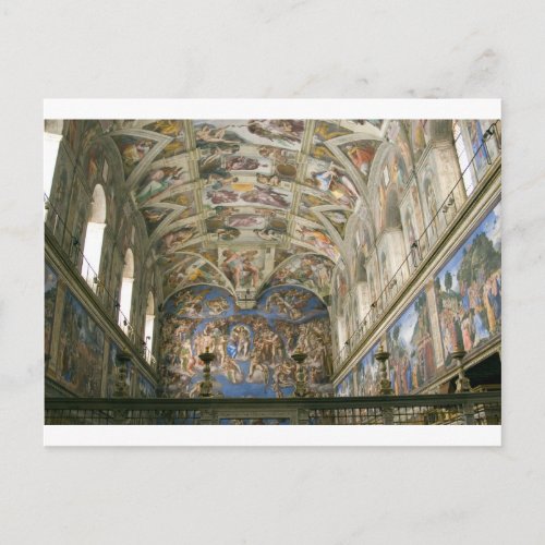 Vatican Sistine Chapel Postcard