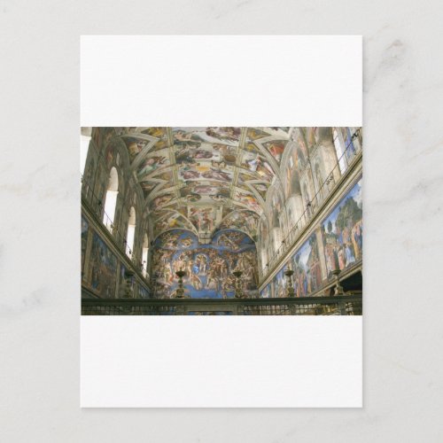 Vatican Sistine Chapel Postcard
