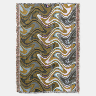 Vatican Stairs Wavy Abstract, 2014 SVP Images Throw Blanket