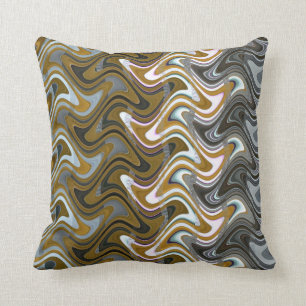 Vatican Stairs Wavy Abstract, 2014 SVP Images Throw Pillow