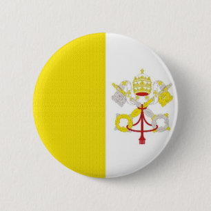 Vatican State Flag Button