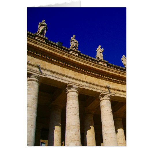vatican stone columns cards (Front)
