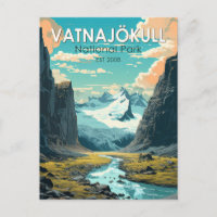 Vatnajokull National Park Iceland Travel Vintage