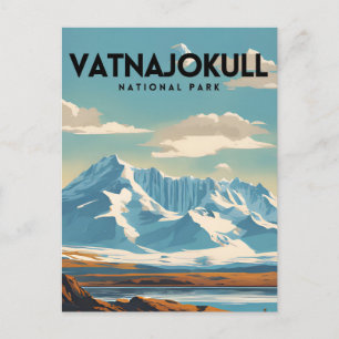 Vatnajokull National Park Travel Postcard