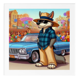 Vato Lobo "New Year" Acrylic Print