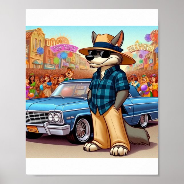 Vato Lobo "New Year" Poster (Front)