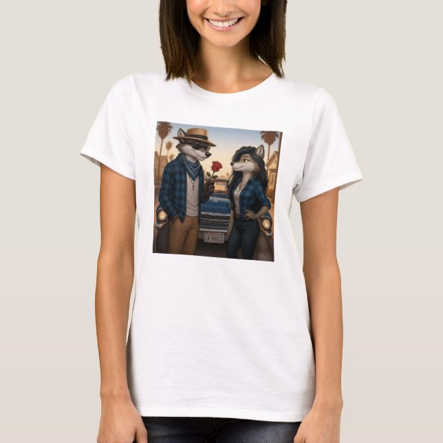 Vato Lobo "Valentines" T-Shirt (Front)