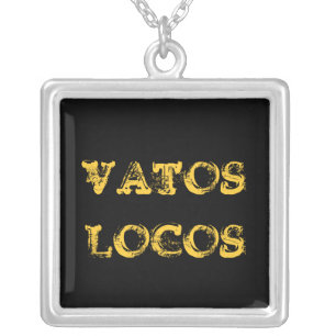VATOS LOCOS COLLARES DE PLATA SILVER PLATED NECKLACE