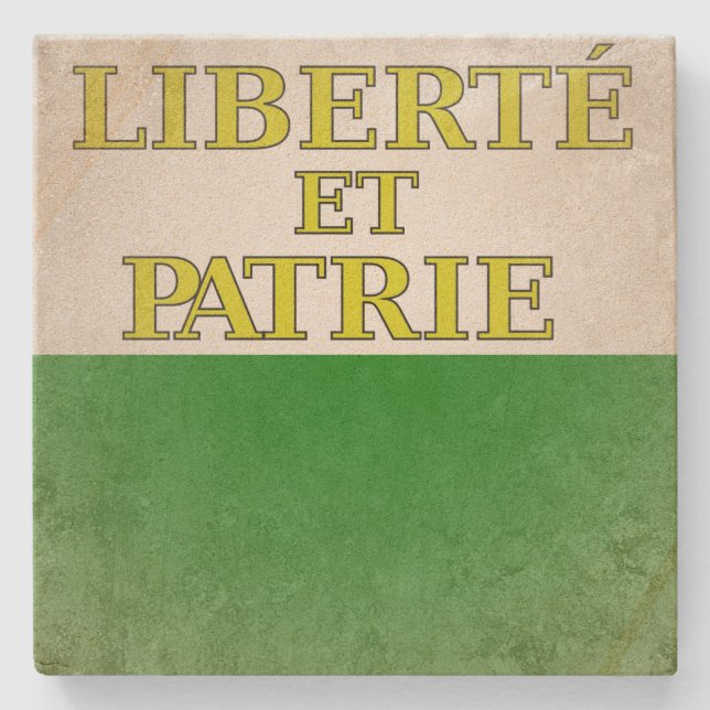 Vaud Stone Coaster (Front)