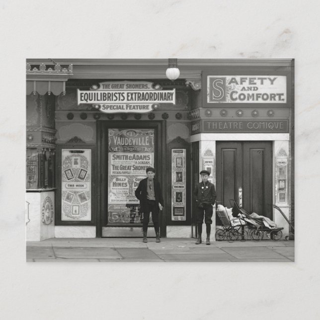 Vaudeville Theater, 1910 Postcard (Front)