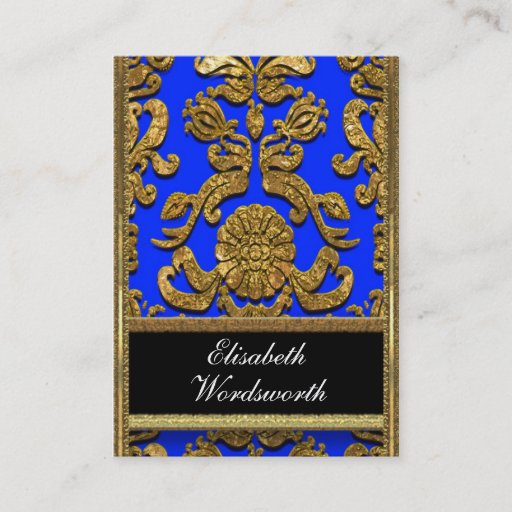 Customizable Vaudreante Kyles Damask 2.5" Professional Business Cards