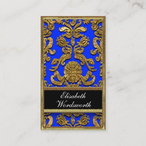 Vaudreante Kyles  Damask Professional Business Cards