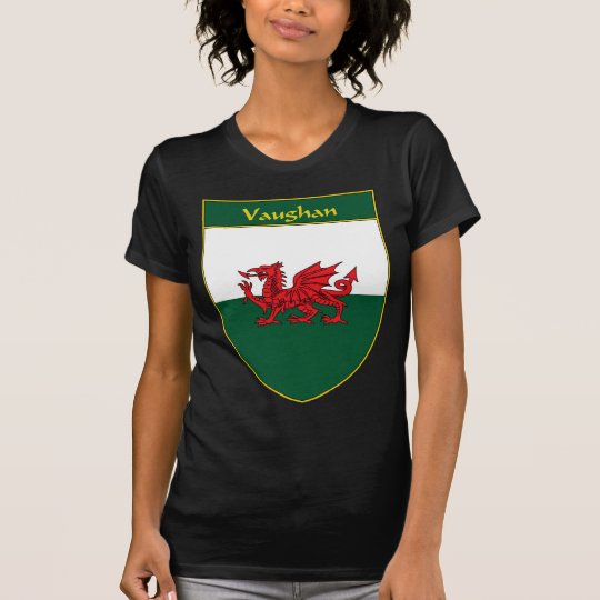 Vaughan Welsh Flag Shield T-Shirt