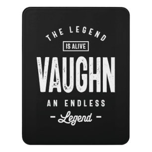 Vaughn First Name Door Sign