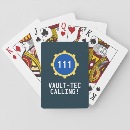 Vault_Tec Calling Poker Cards