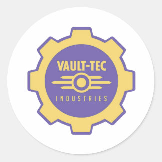 Vault-Teck Classic Round Sticker