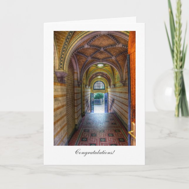 Vaulted Entrance - General Congratulations Card (Front)