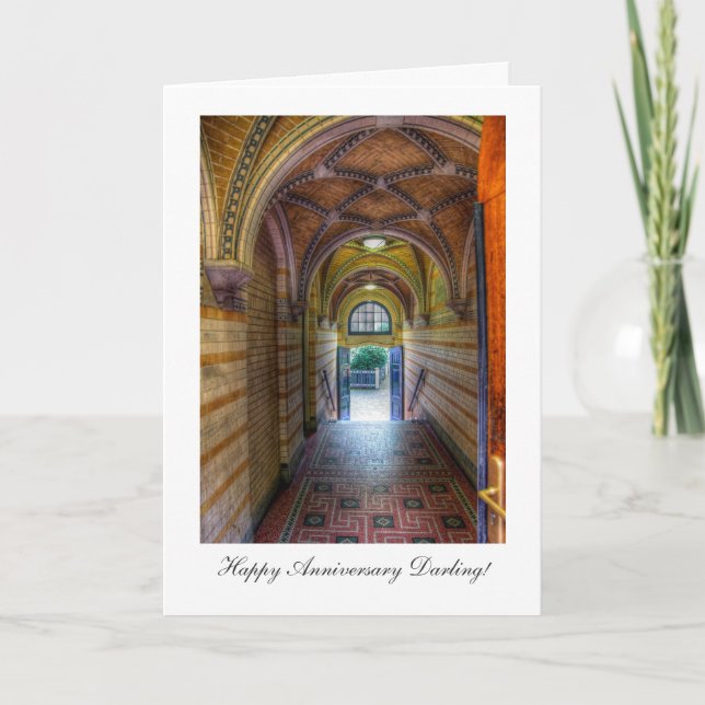 Vaulted Entrance - Happy Anniversay Darling Card (Front)