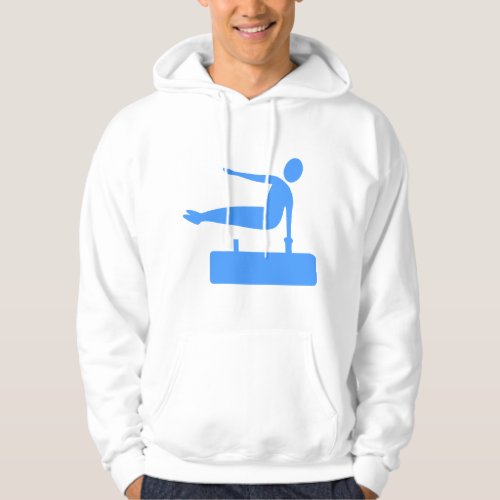 Vaulting Figure _ Baby Blue Hoodie