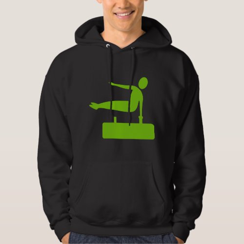 Vaulting Figure _ Martian Green Hoodie