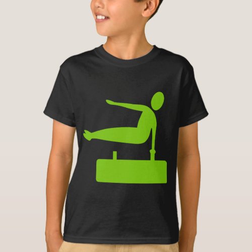 Vaulting Figure _ Martian Green T_Shirt