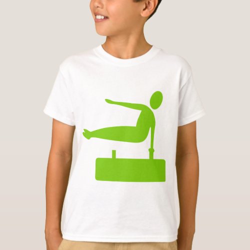 Vaulting Figure _ Martian Green T_Shirt