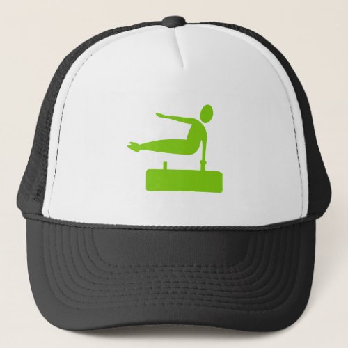 Vaulting Figure _ Martian Green Trucker Hat