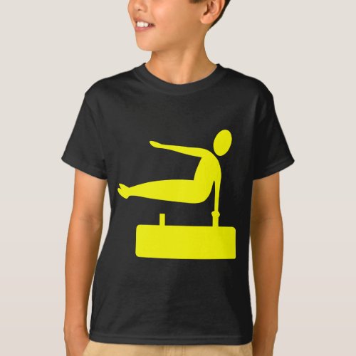 Vaulting Figure _ Yellow T_Shirt