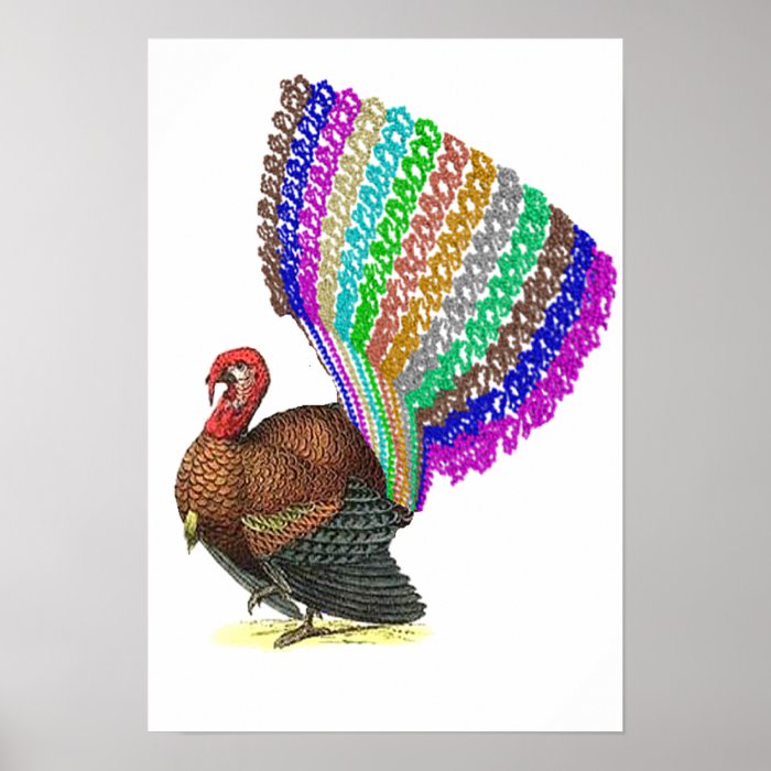 Vaulting Turkey Print